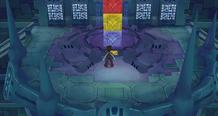 雷の神殿　3色の箱